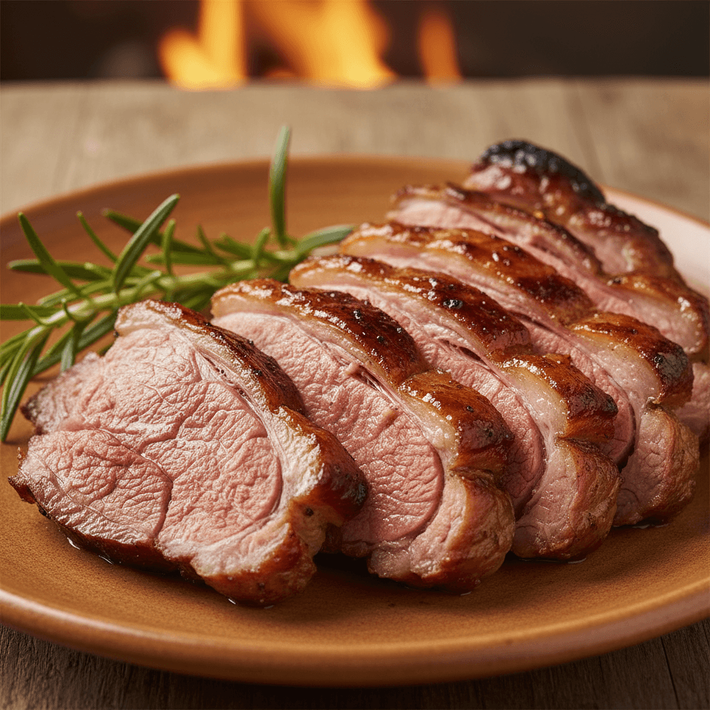 Spit-Roasted Lamb (Agneau à la Broche)