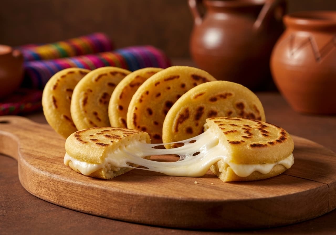 Cheese Arepas (Arepas con Queso)