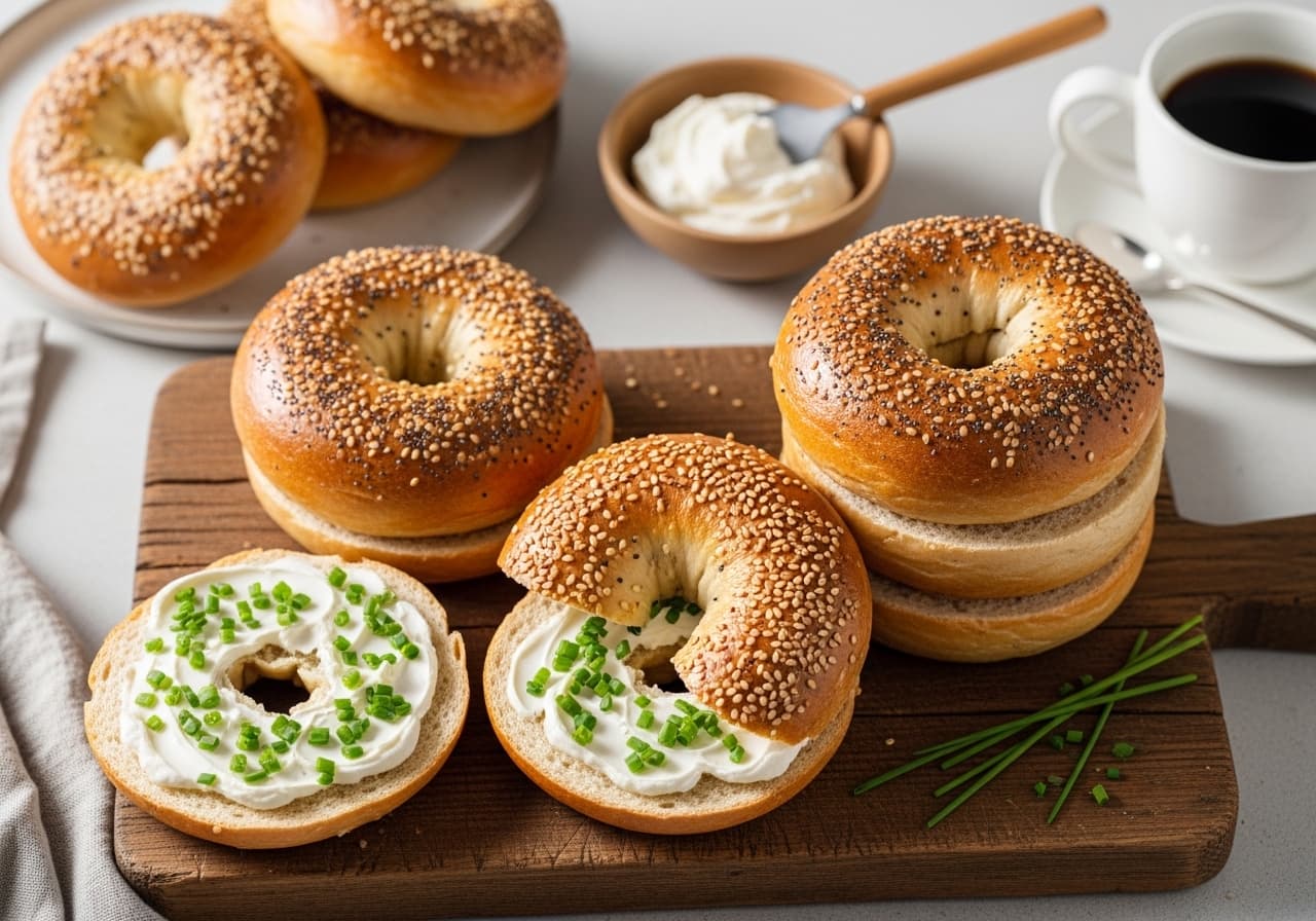 Classic Boiled and Baked Bagels