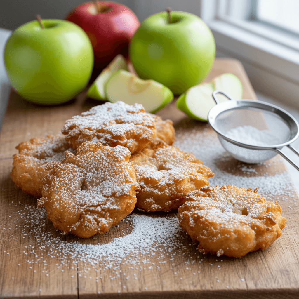 French Apple Fritters (Beignets aux Pommes)