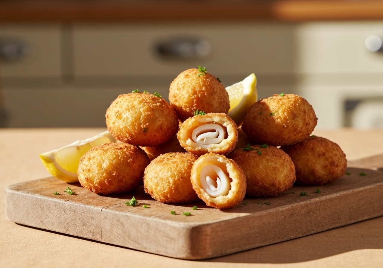 Crispy Calamari Fritters (Beignets de Calamars)