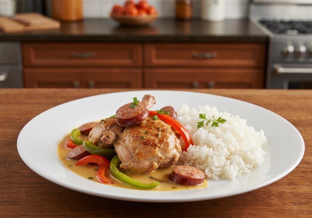Cajun Rabbit Fricassee
