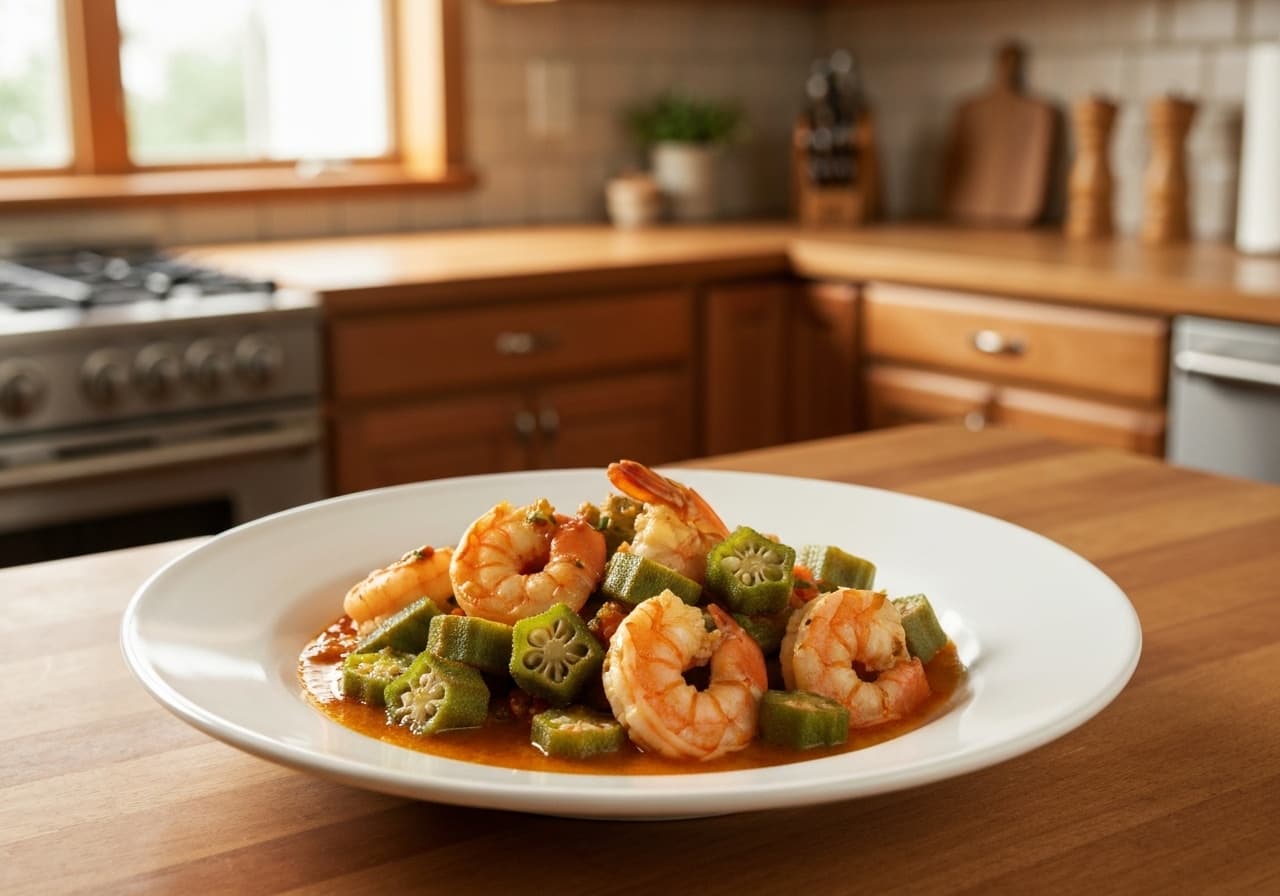 Cajun Shrimp and Okra Stew