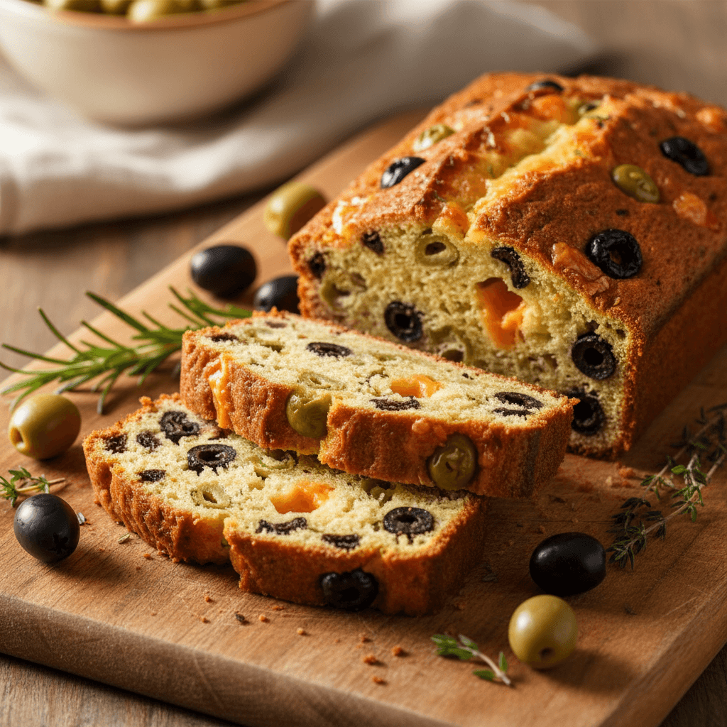 French Savory Olive Cake