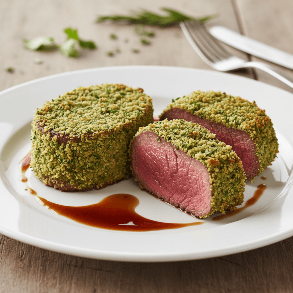 Venison in Herb Crust