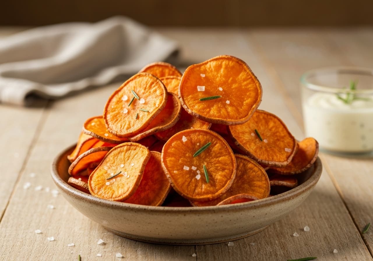 Crispy Sweet Potato Chips