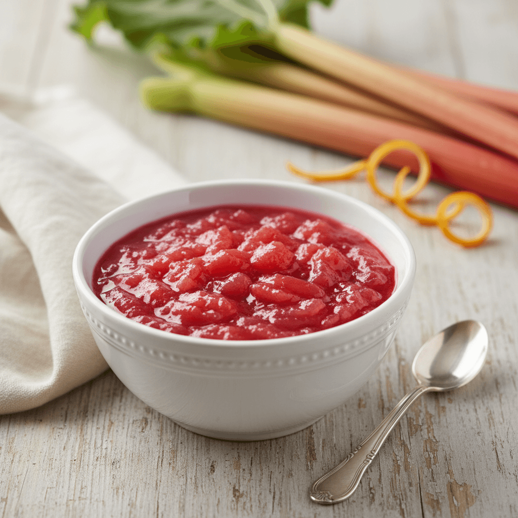 Classic French Rhubarb Compote