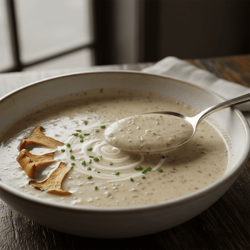 Cream of Wild Mushrooms
