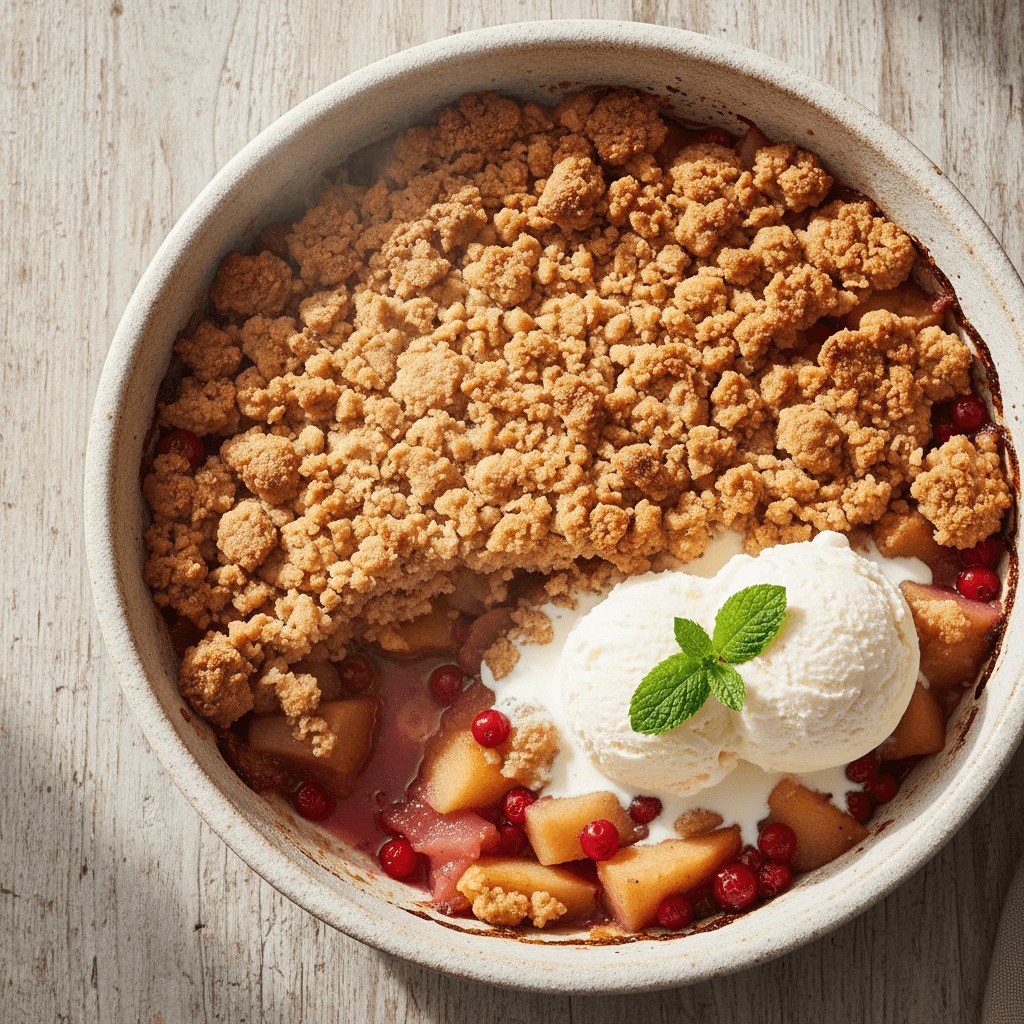 French Fruit Crumble