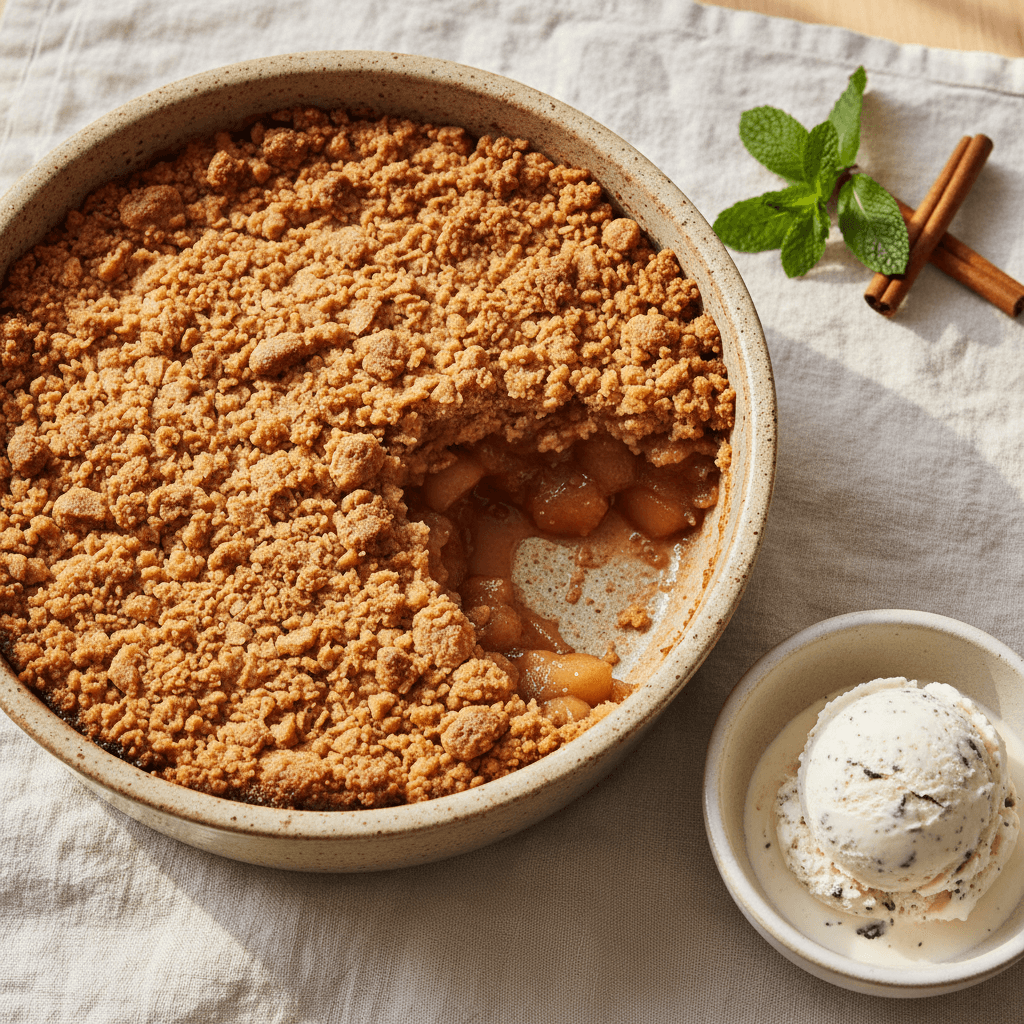 French Apple Crumble