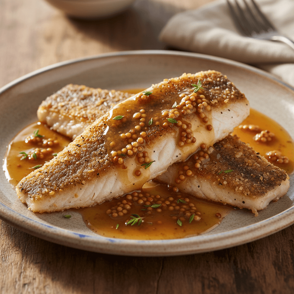 Walleye with Maple Butter