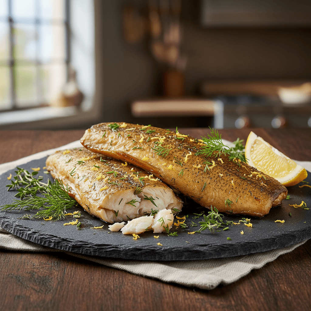 Smoked Walleye with Herbs