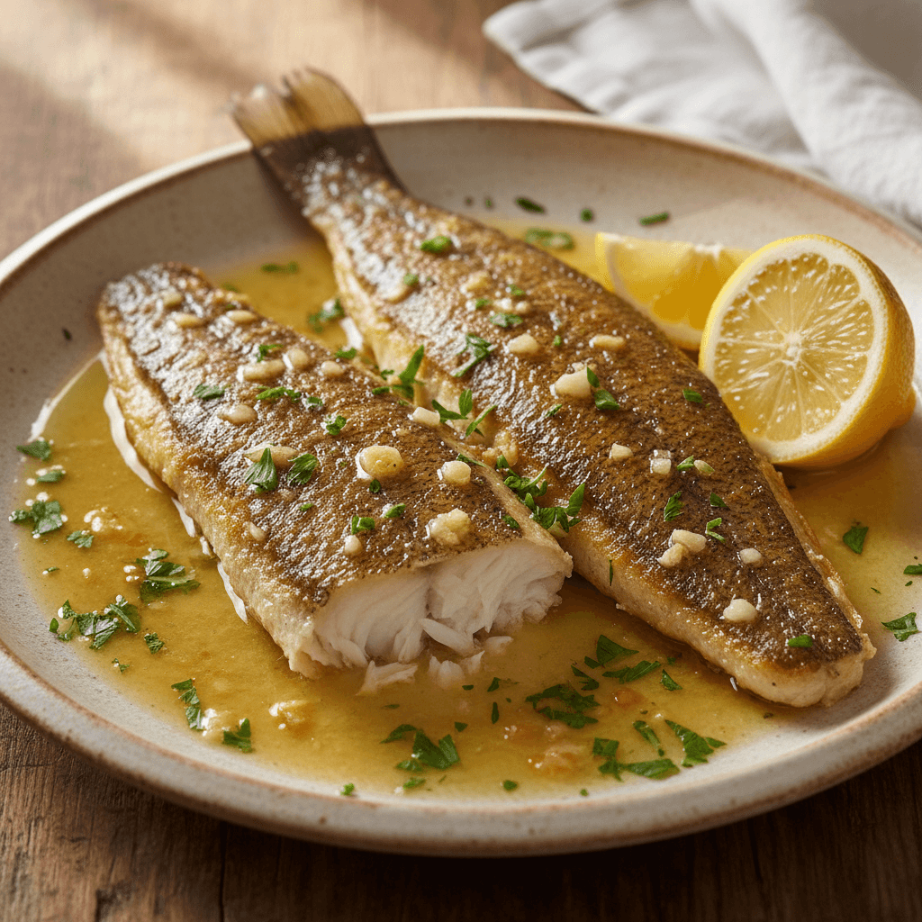 Pan-Fried Walleye with Garlic Butter