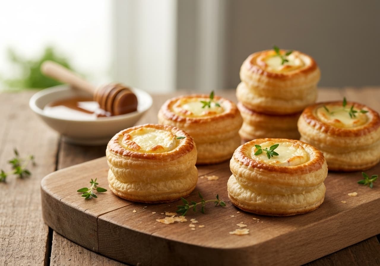 Goat Cheese Puff Pastry Bites