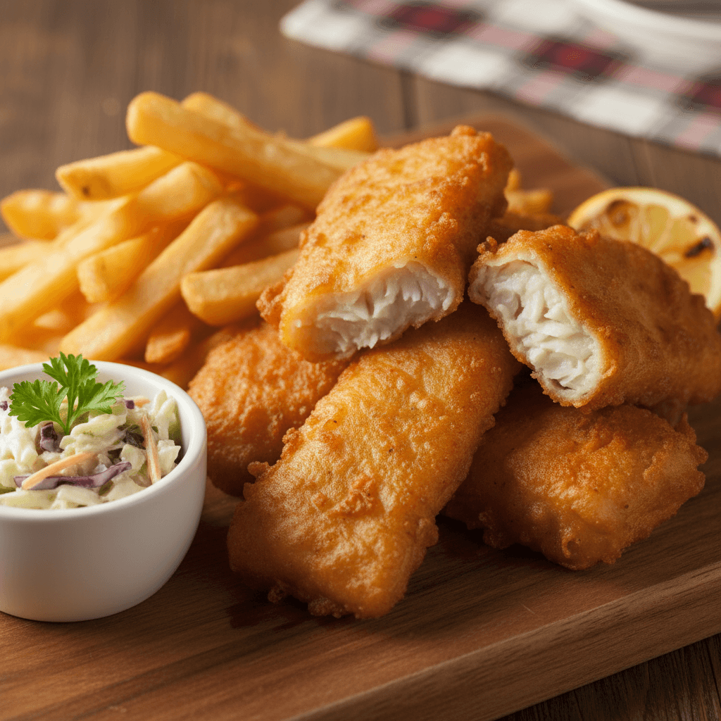 Walleye Fish and Chips
