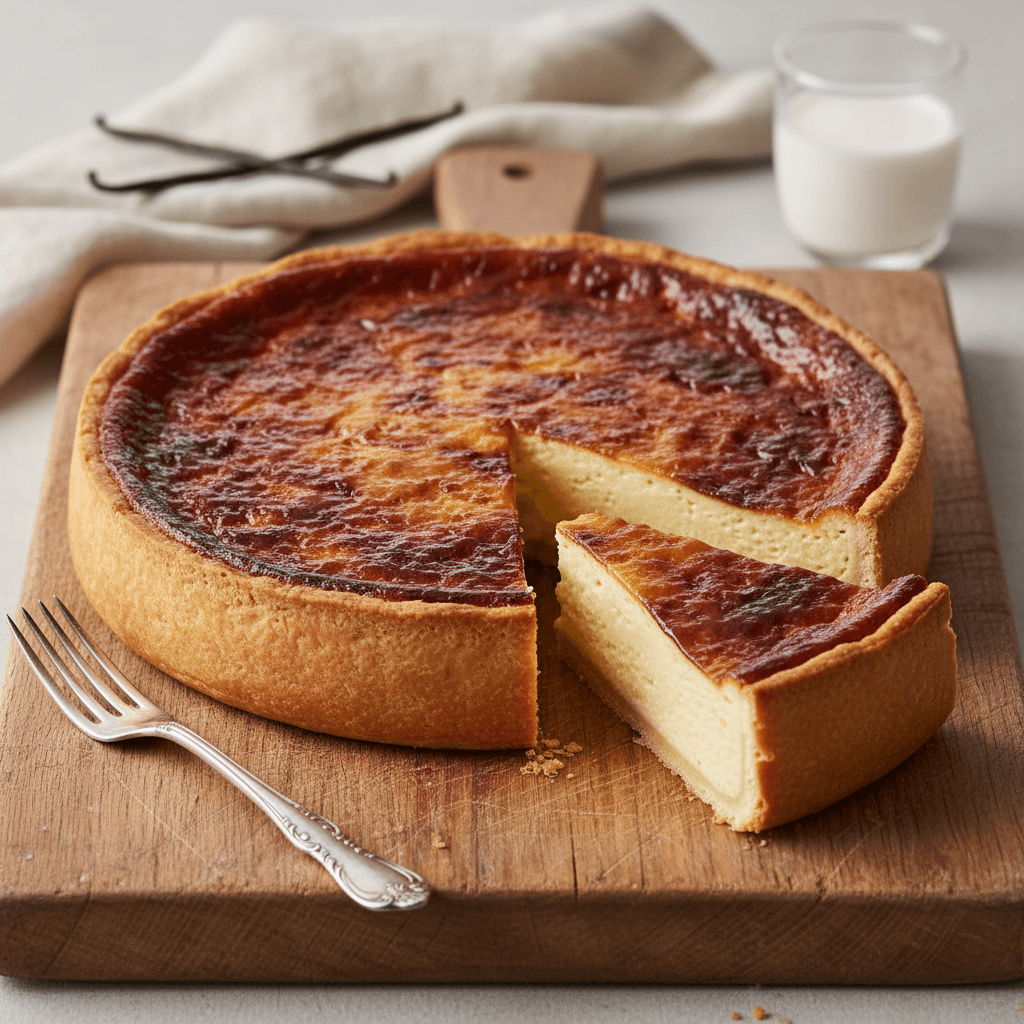 Classic French Custard Tart (Flan Pâtissier)