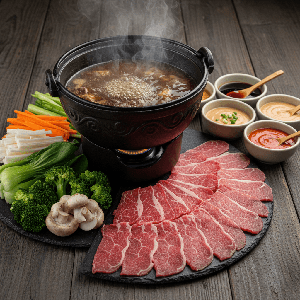 Venison Chinese Fondue