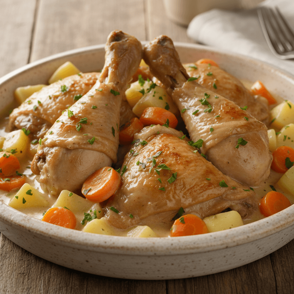 Old-Fashioned Chicken Fricassee