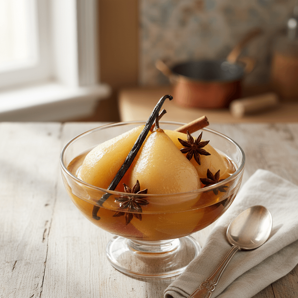 Poached Fruits (Fruits Pochés)