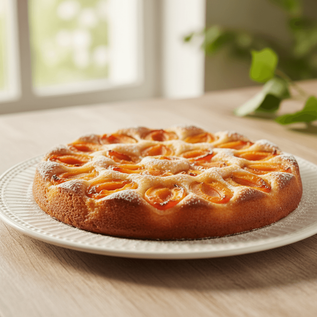 Classic French Apricot Cake