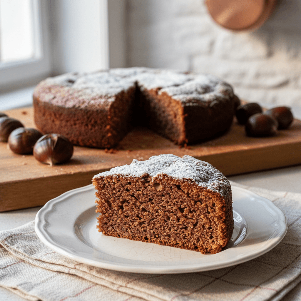 Classic French Chestnut Cake