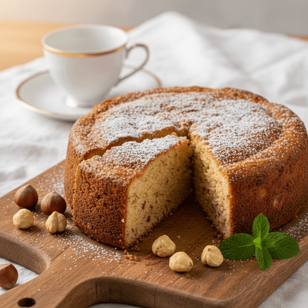 Hazelnut Cake (Gâteau aux noisettes)