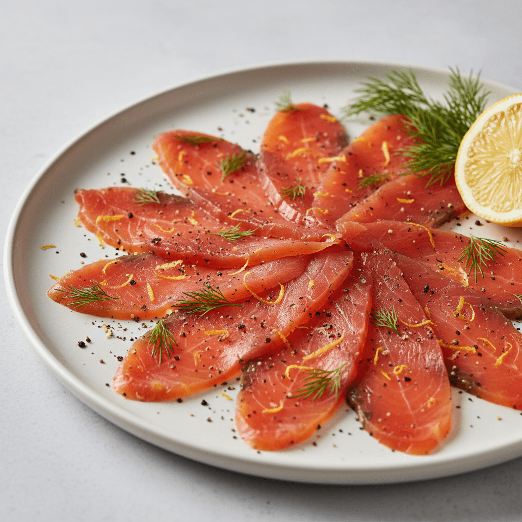 Gravlax de truite