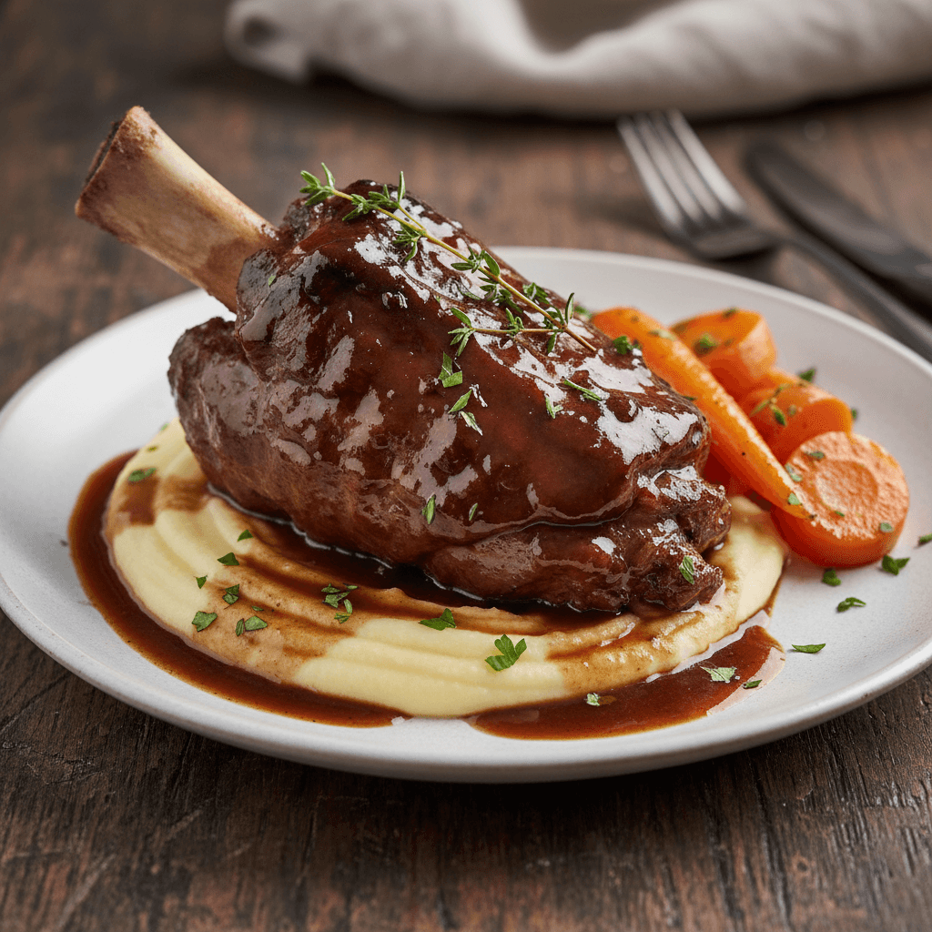 Braised Venison Shanks