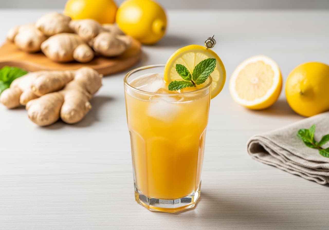 Fresh French Ginger Juice (Jus de Gingembre)