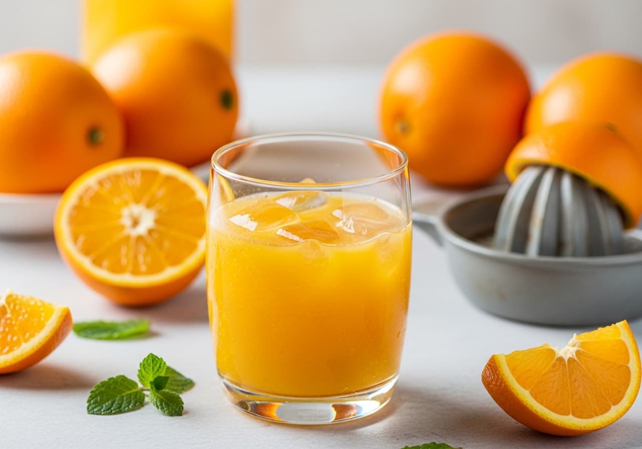 Freshly Squeezed Orange Juice (Jus d'orange pressé)