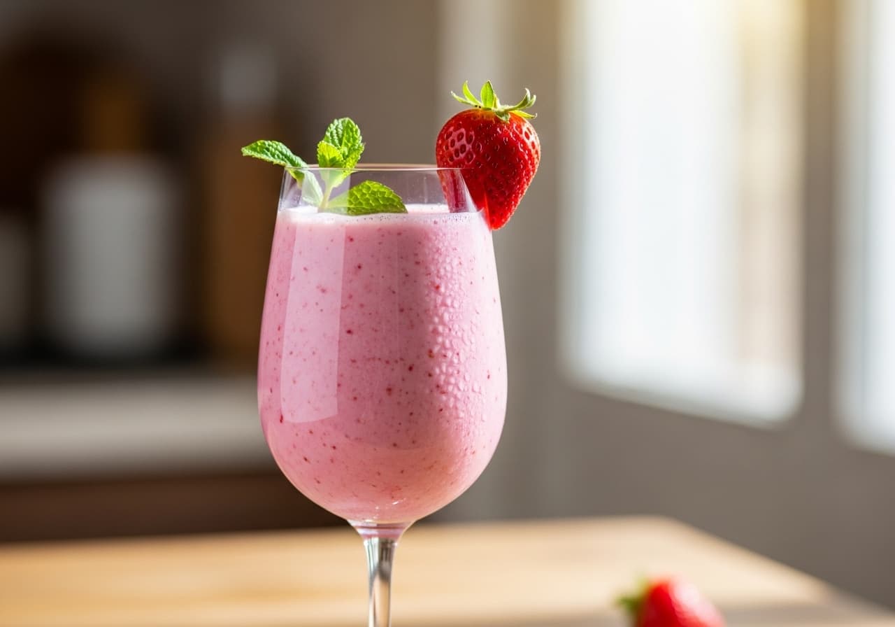 French Strawberry Milk (Lait Fraise)