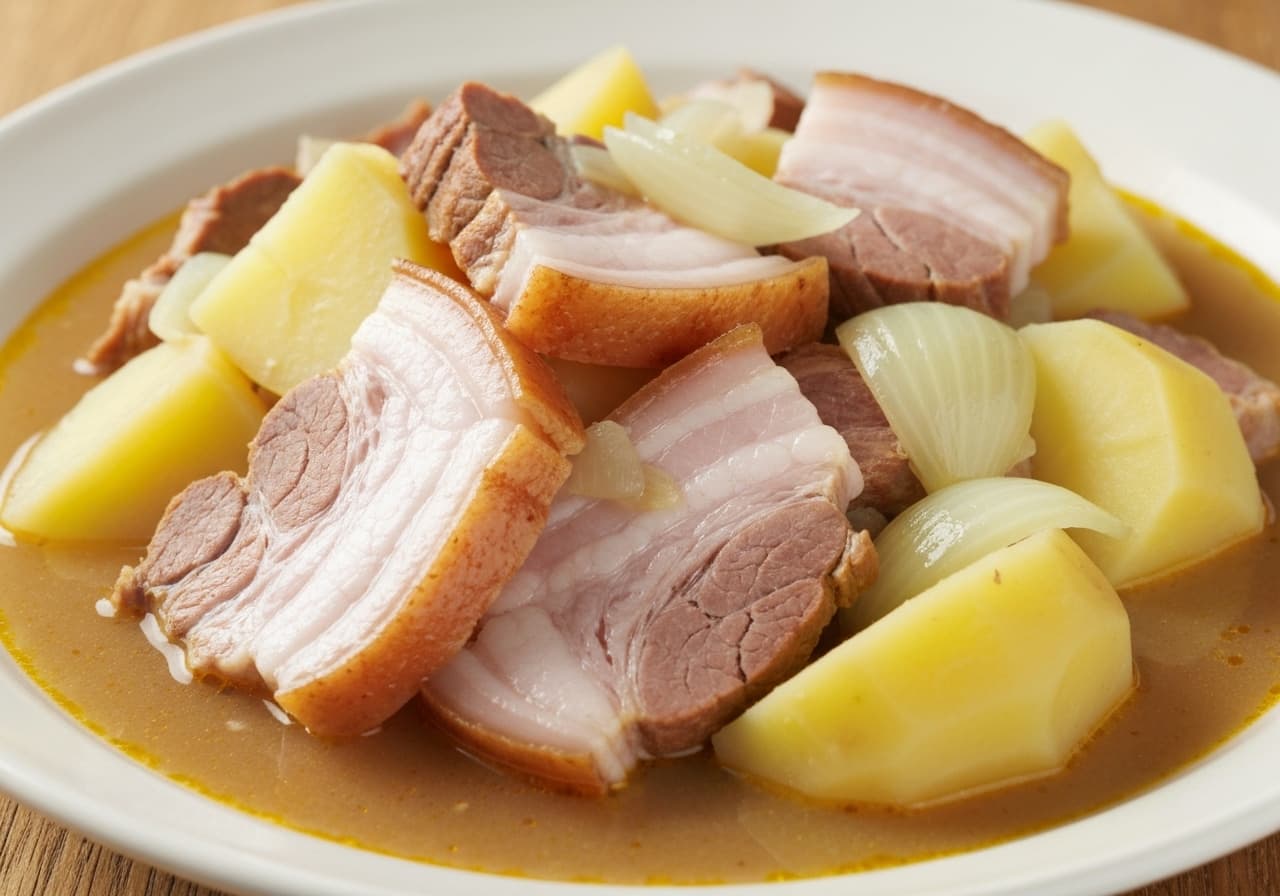 Salt Pork with Potatoes