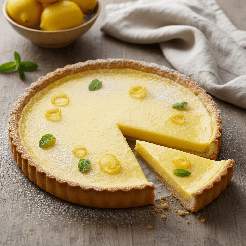Classic French Lemon Tart (Tarte au Citron)