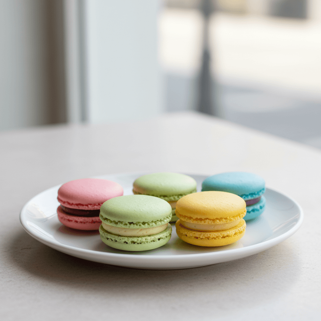 Classic French Macarons with Chocolate Ganache