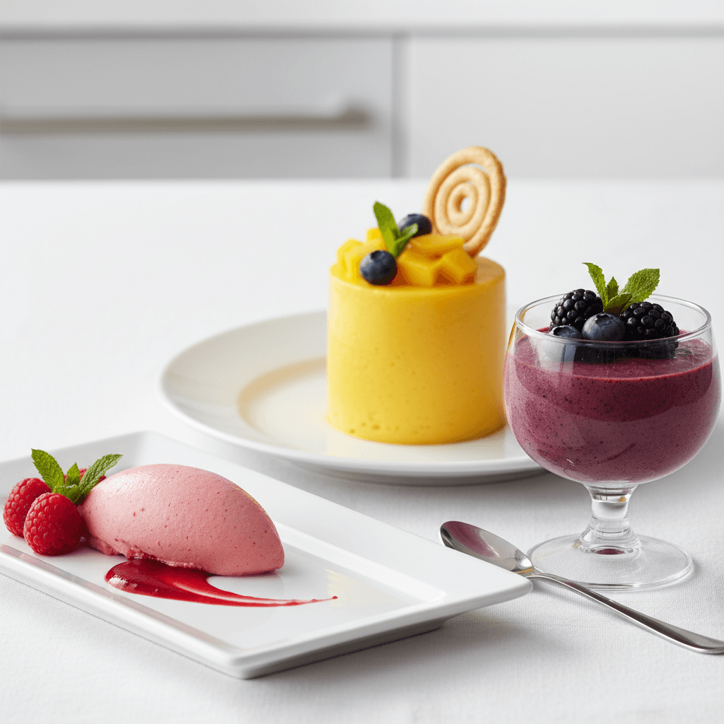 Raspberry Mousse aux Fruits