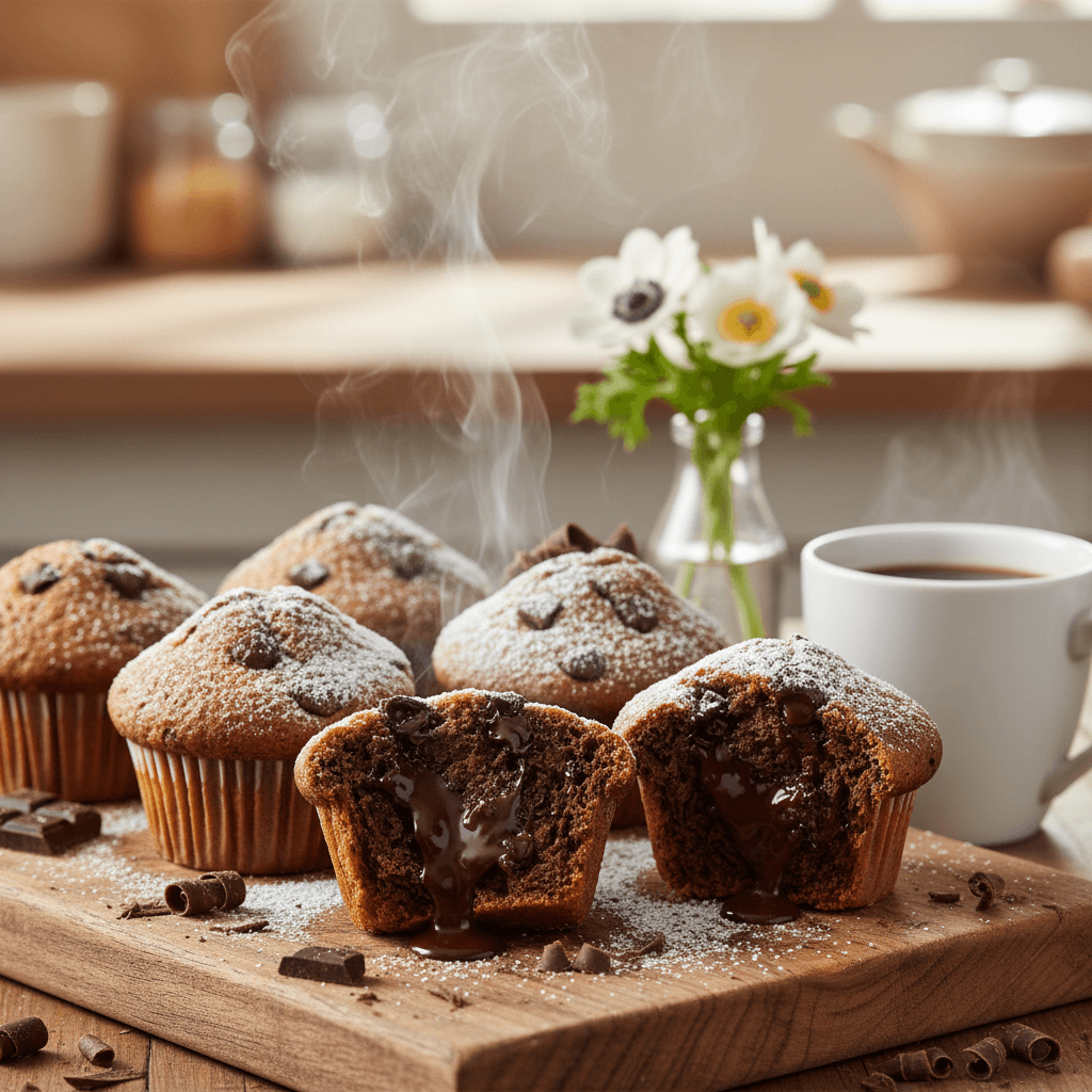 French Chocolate Muffins (Muffins au Chocolat)