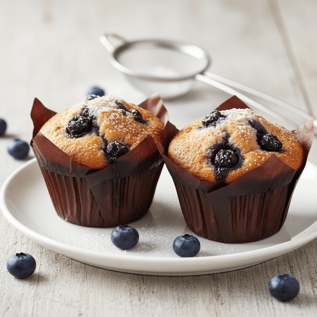 French Blueberry Muffins (Muffins aux Myrtilles)