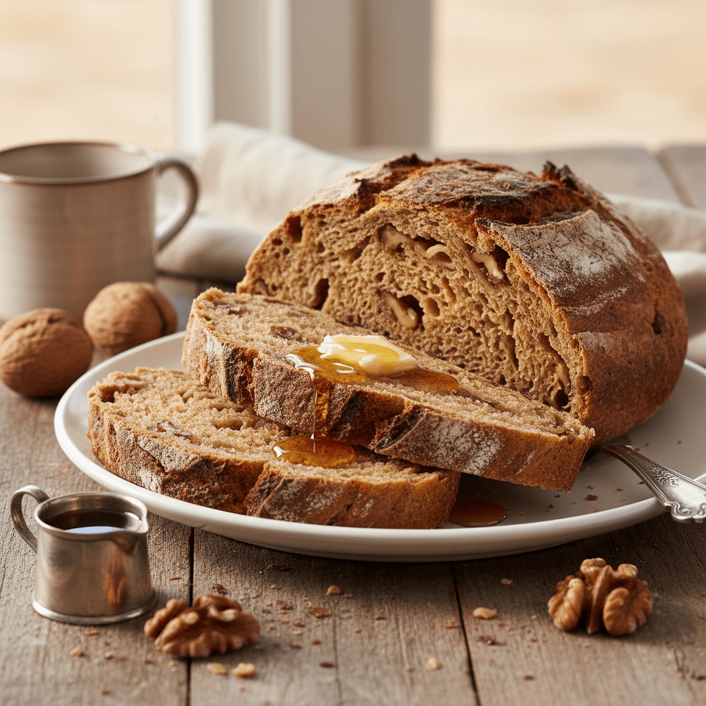 Walnut and Maple Bread