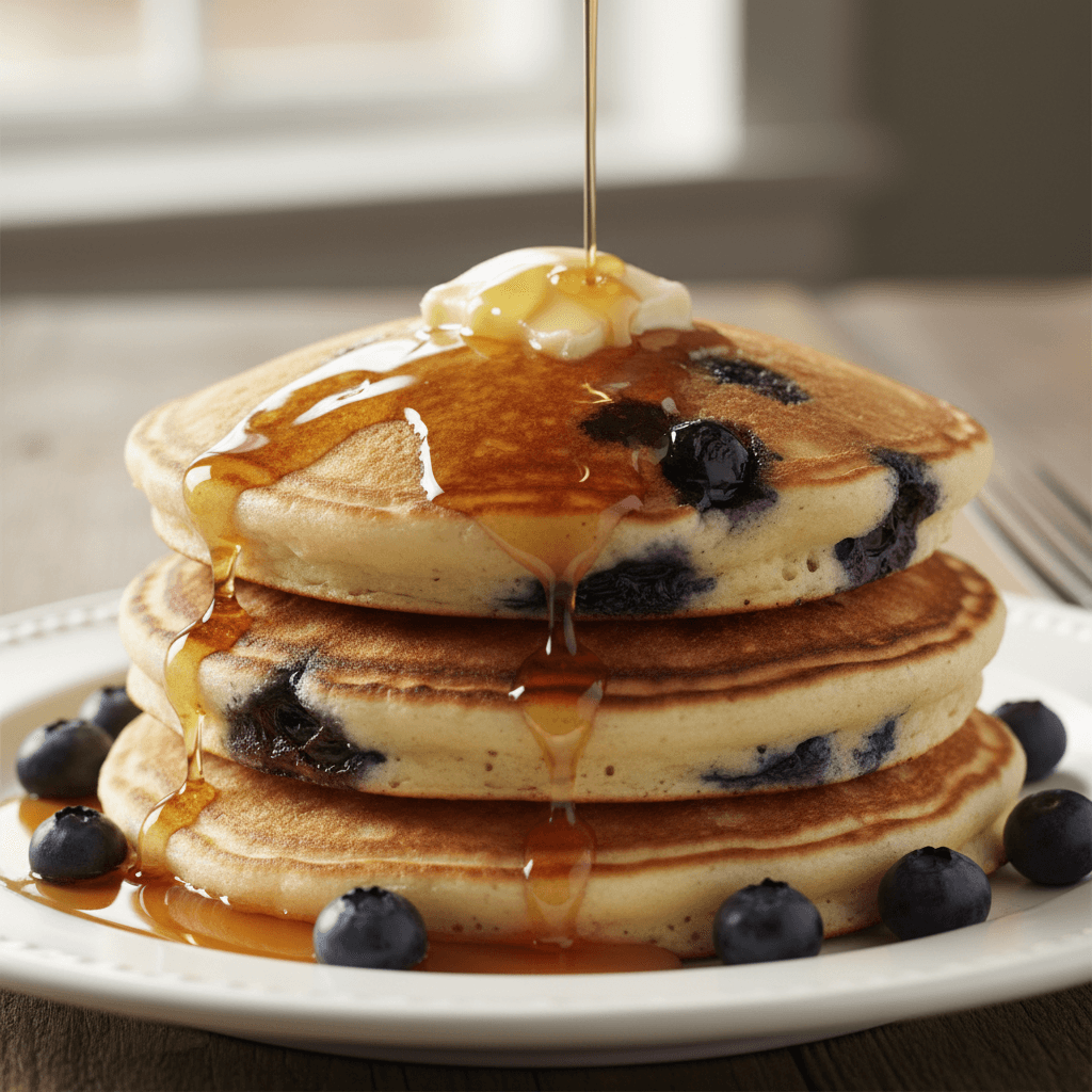 Pancakes aux bleuets