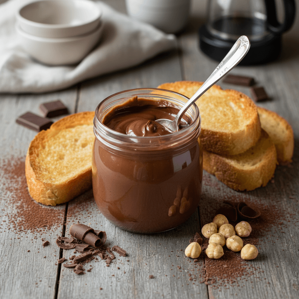 Homemade French Chocolate Hazelnut Spread