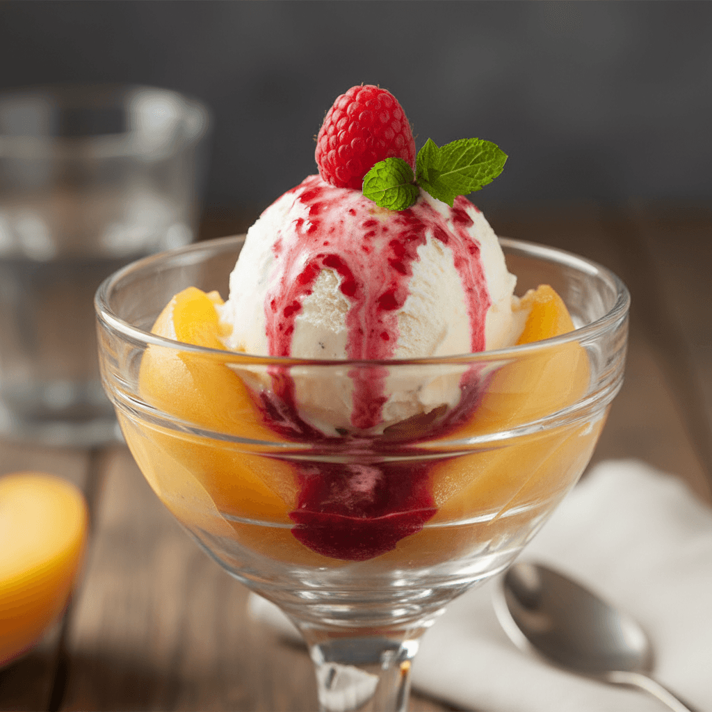 Peach Melba (Pêches Melba)