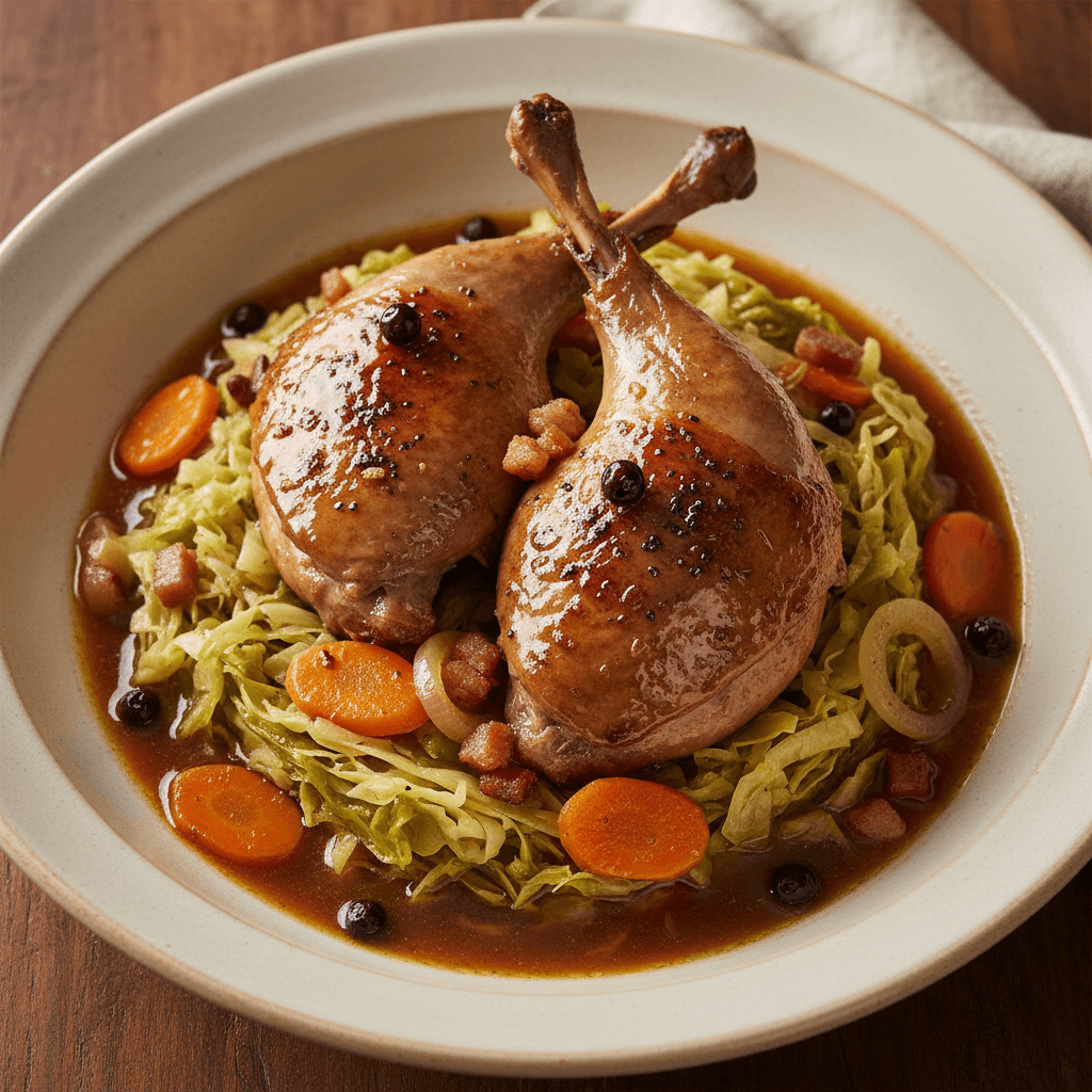 Braised Partridge with Cabbage