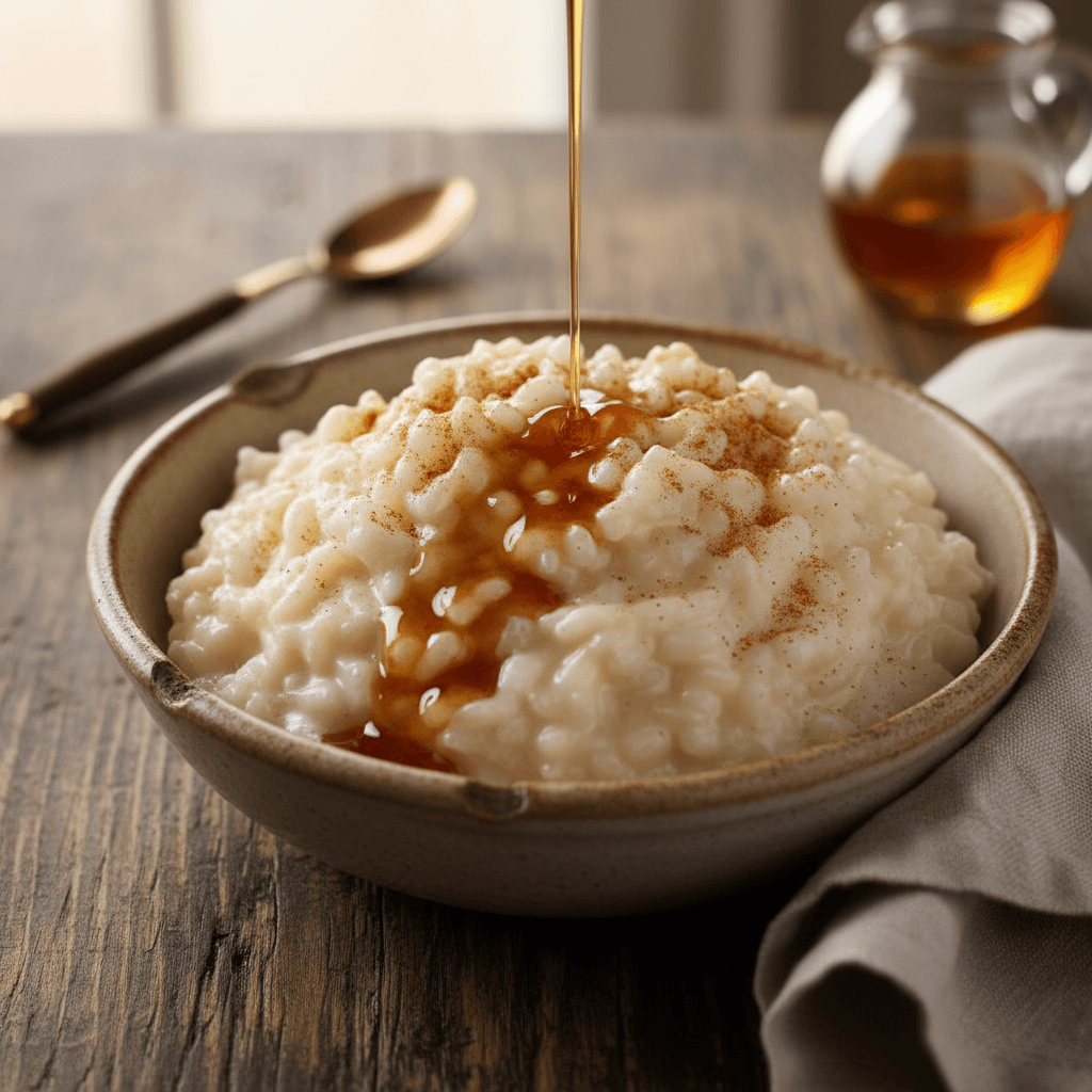 Maple Rice Pudding