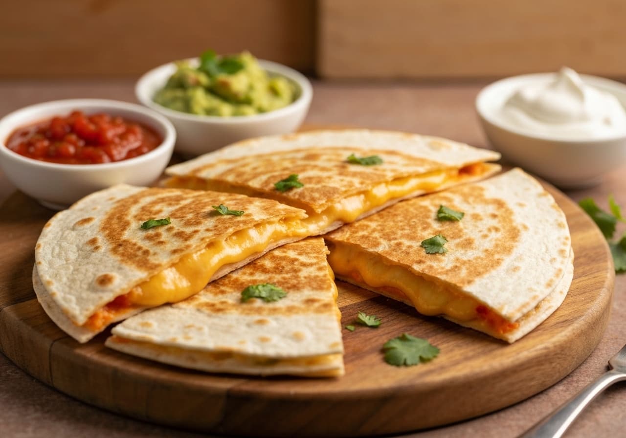 Classic Cheese Quesadillas