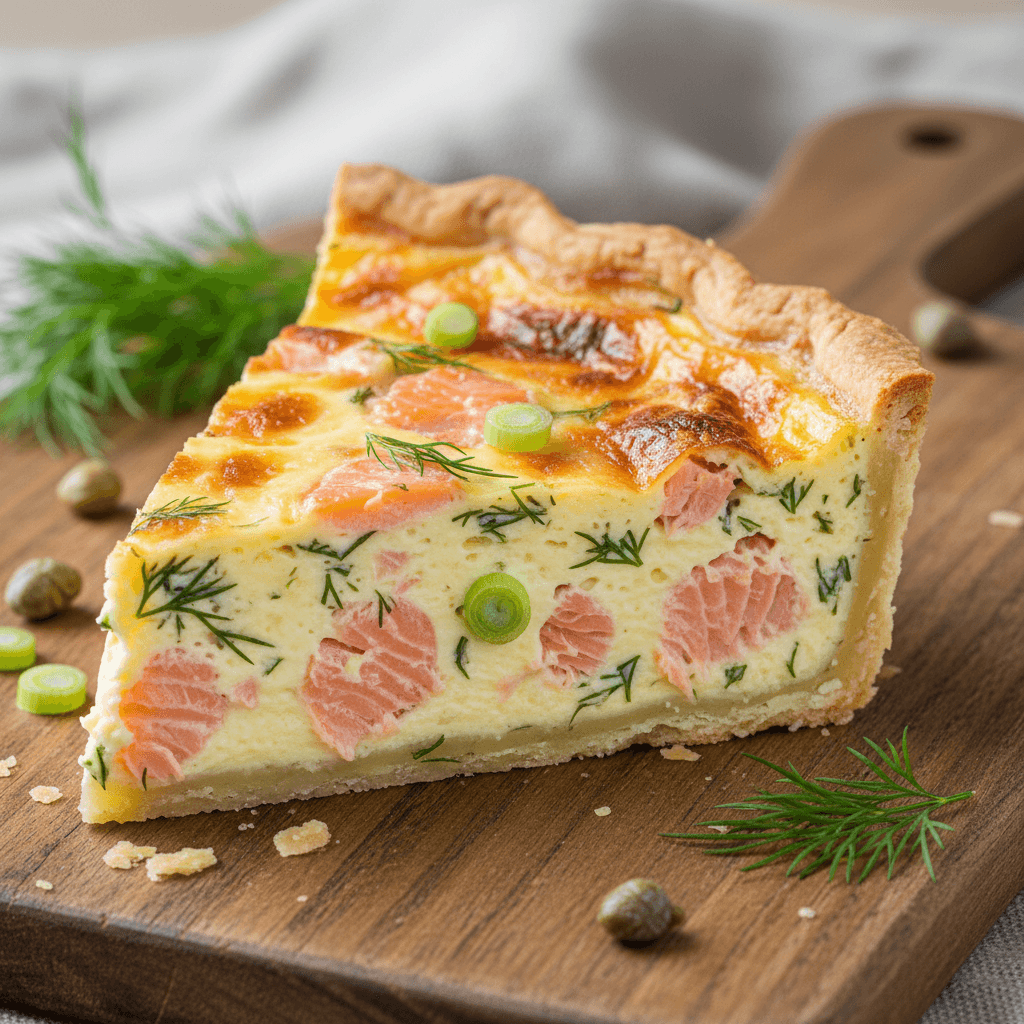 Smoked Salmon Quiche