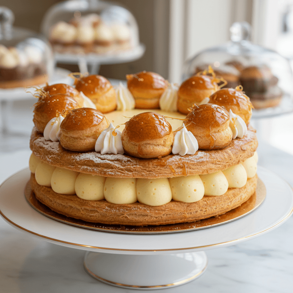 Classic French Saint-Honoré Cake