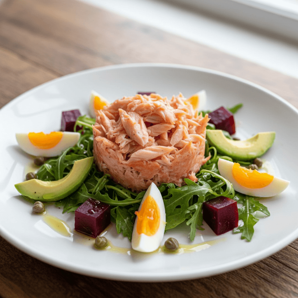 Warm Smoked Trout Salad