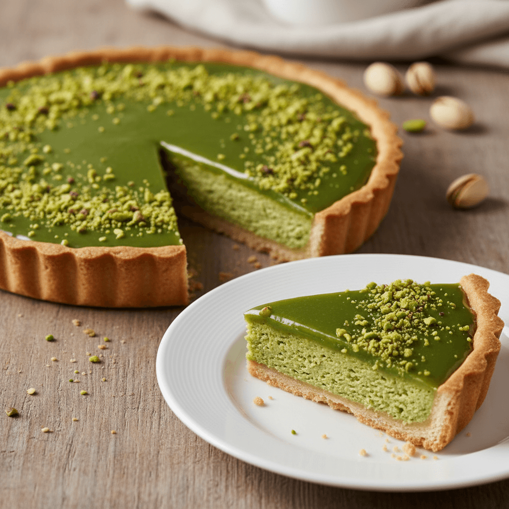 Tarte à la Pistache (French Pistachio Tart)