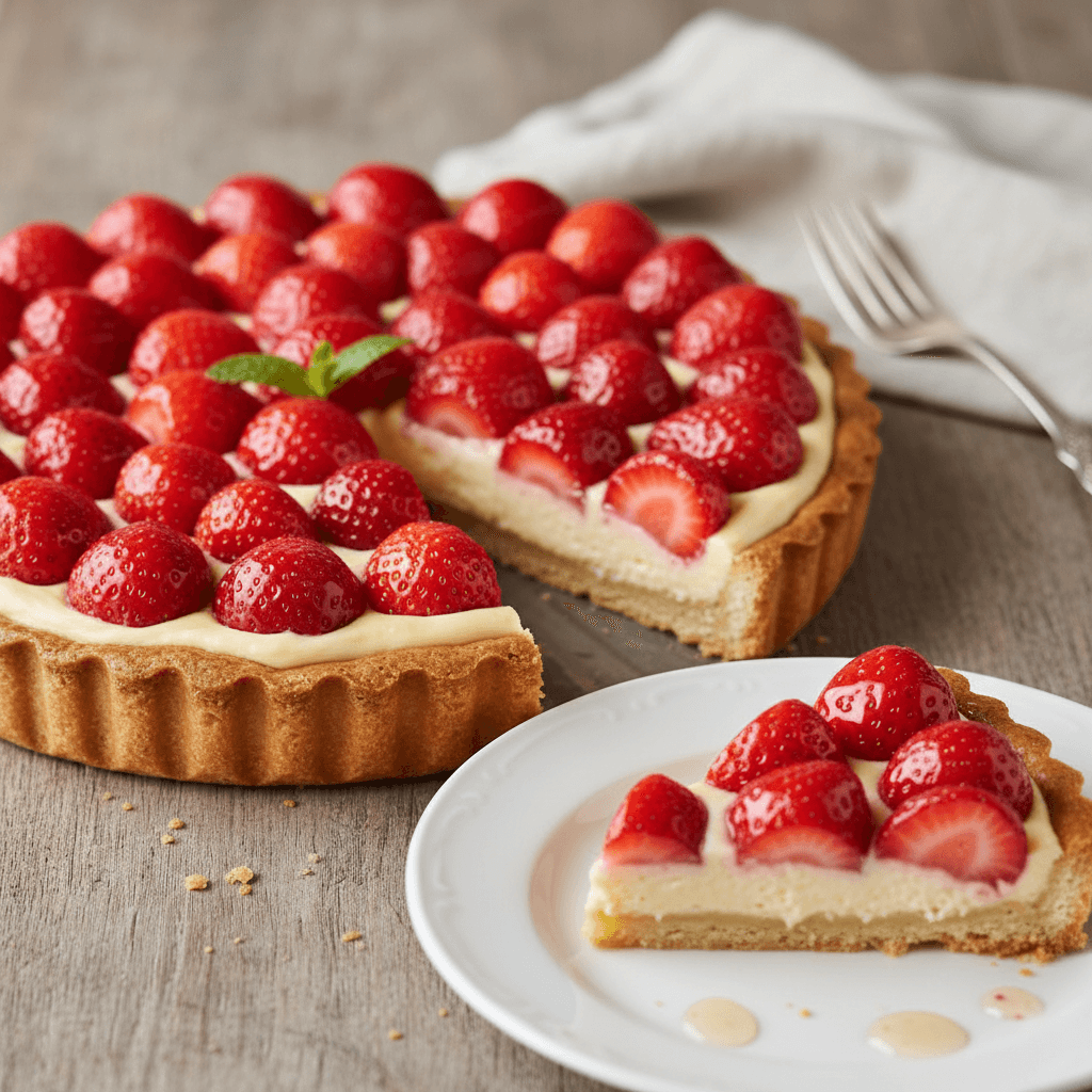 Strawberry Tart (Tarte aux Fraises)