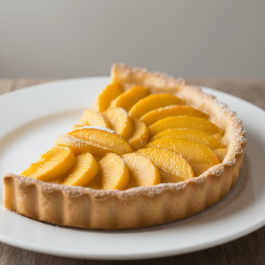 French Peach Tart (Tarte aux Pêches)